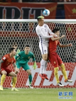 （体育）（1）足球——世预赛：中国队战胜韩国队 - 广西新闻网