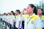 钦州市钦南区500中学生宣誓加入共青团 - 广西新闻网