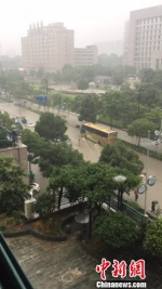 6月9日8时至12日7时，浙江省面雨量55毫米，目前已有21个乡镇累计雨量超过100毫米。　吕佩巧 摄 - 广西新闻网