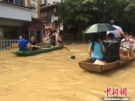 图为广西融水县遭受洪涝灾害现场。　朱柳融 摄 - 广西新闻