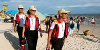 北海市红十字水上救援队开展首次海滩巡逻任务 - 红十字会