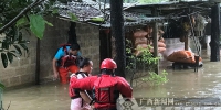 桂林多地突发洪水 部分公路中断乡村被淹(组图) - 广西新闻网