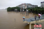 图为桂林市解放桥滨江路一片汪洋。　赵琳露 摄 - 广西新闻