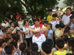 柳州市红十字会党支部开展党员进社区“四联双报到”活动 （图） - 红十字会