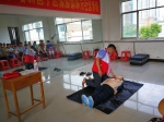 蒲庙镇那元社区举办应急救护知识培训（图） - 红十字会
