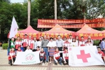 法治大篷车基层行·红十字志愿服务走进恒大新城社区（图） - 红十字会