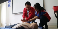 良庆区红十字会到广西物产投资发展有限公司开展应急救护培训活动（图） - 红十字会