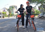 （国际·图文互动）（1）中国共享单车橙色旋风闪现非洲街头 - 广西新闻网