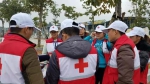 靖西市红十字志愿服务队参加千人旗袍秀服务活动（图） - 红十字会