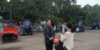 崇左市农机局局长接受电视台采访 - 农业机械化信息