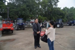 崇左市农机局局长接受电视台采访 - 农业机械化信息