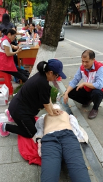 马山县红十字会积极参加科普宣传活动（图） - 红十字会