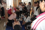 隆安县红十字应急救护培训进校园（图） - 红十字会