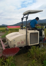 钦北区举办水稻机械收割机耕现场会 - 农业机械化信息