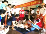 兴宁区红十字会开展旅游景区应急救护培训（图） - 红十字会
