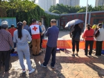 雀儿山公园救护站开展应急救护知识体验活动（图） - 红十字会