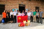 上林县红十字会携手爱心企业开展党建领航促扶贫活动 - 红十字会