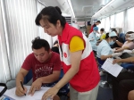 江南区红十字会开展“三献”宣传活动 - 红十字会